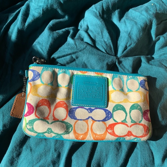Rainbow Coach Wristlet🌈❤️ - Picture 2 of 3